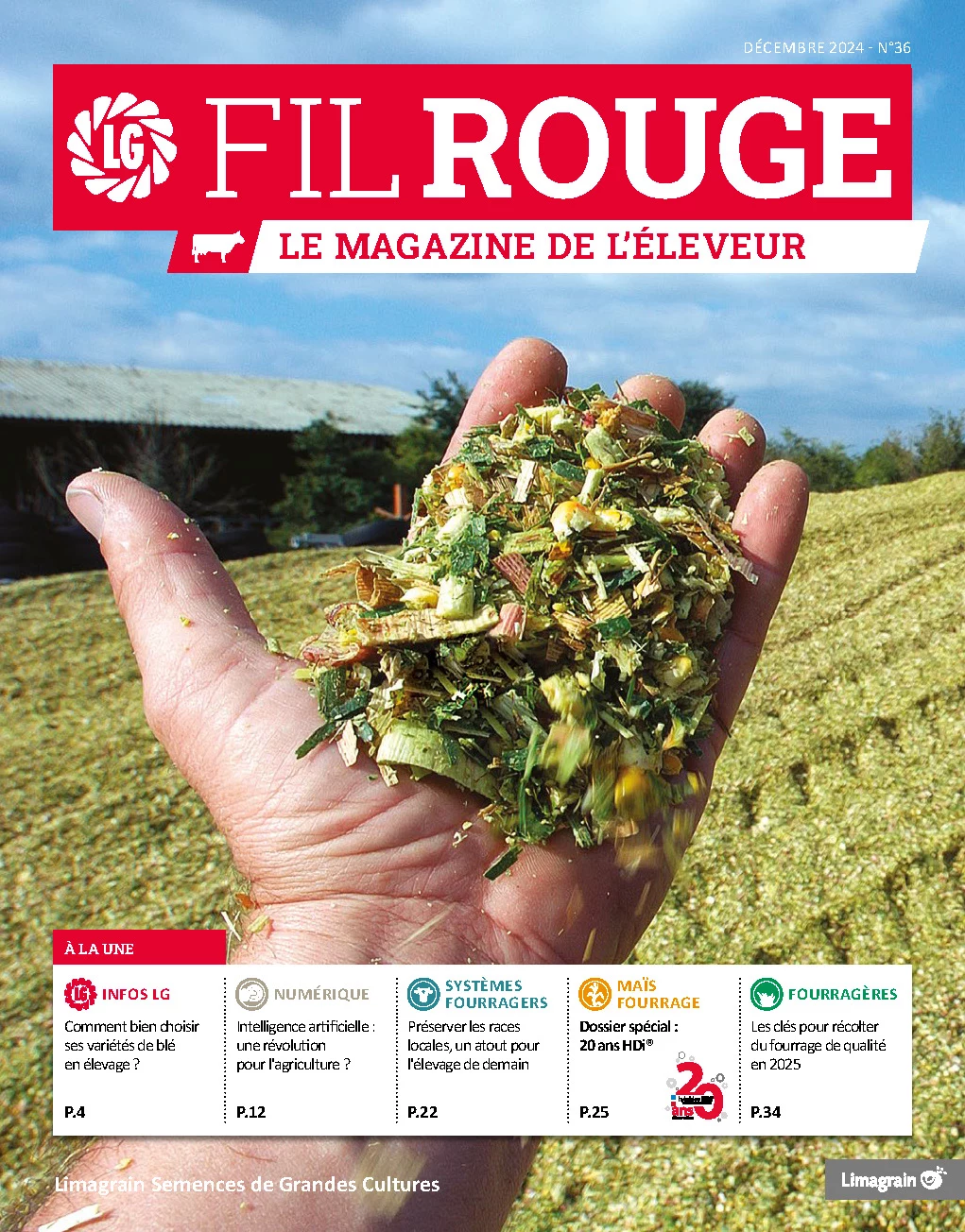 Visuel Couverture magazine Fil Rouge Éleveur n°36 - Décembre 2024